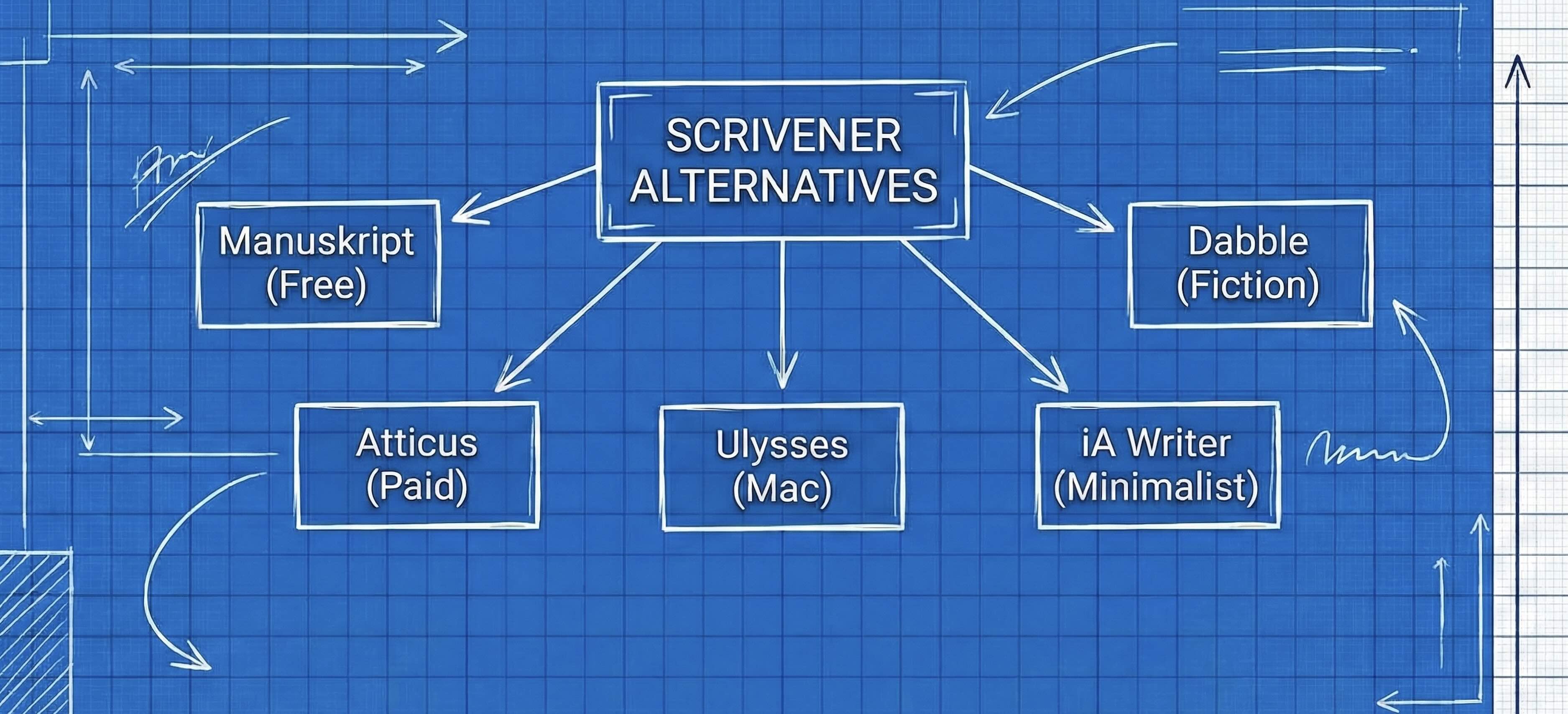 Best Scrivener Alternatives (Free & Paid) for Authors